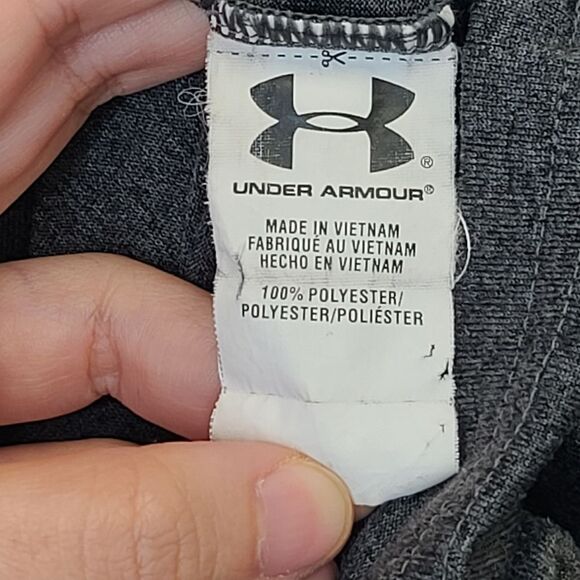 Under Armour Mens Heatgear Grey Loose Fitted Quarter Zip Long Sleeve Shirt M - Picture 13 of 15